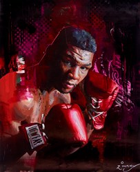 Mike Tyson by Zinsky - Original Painting on Stretched Canvas sized 32x39 inches. Available from Whitewall Galleries